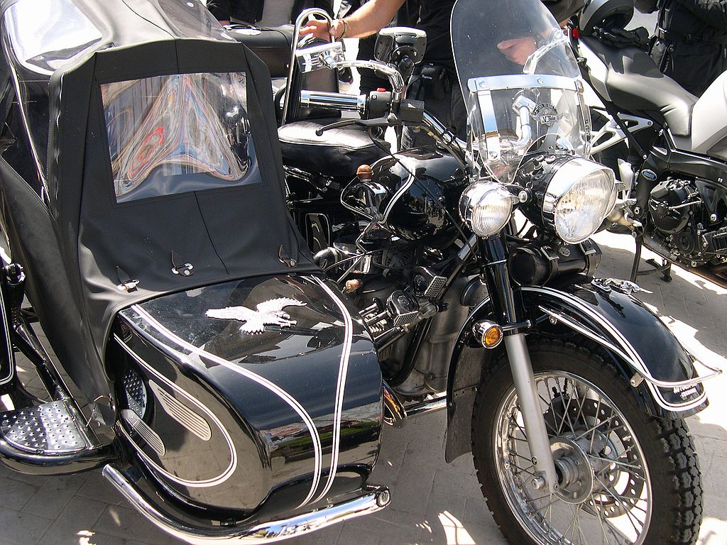 un bellissimo sidecar